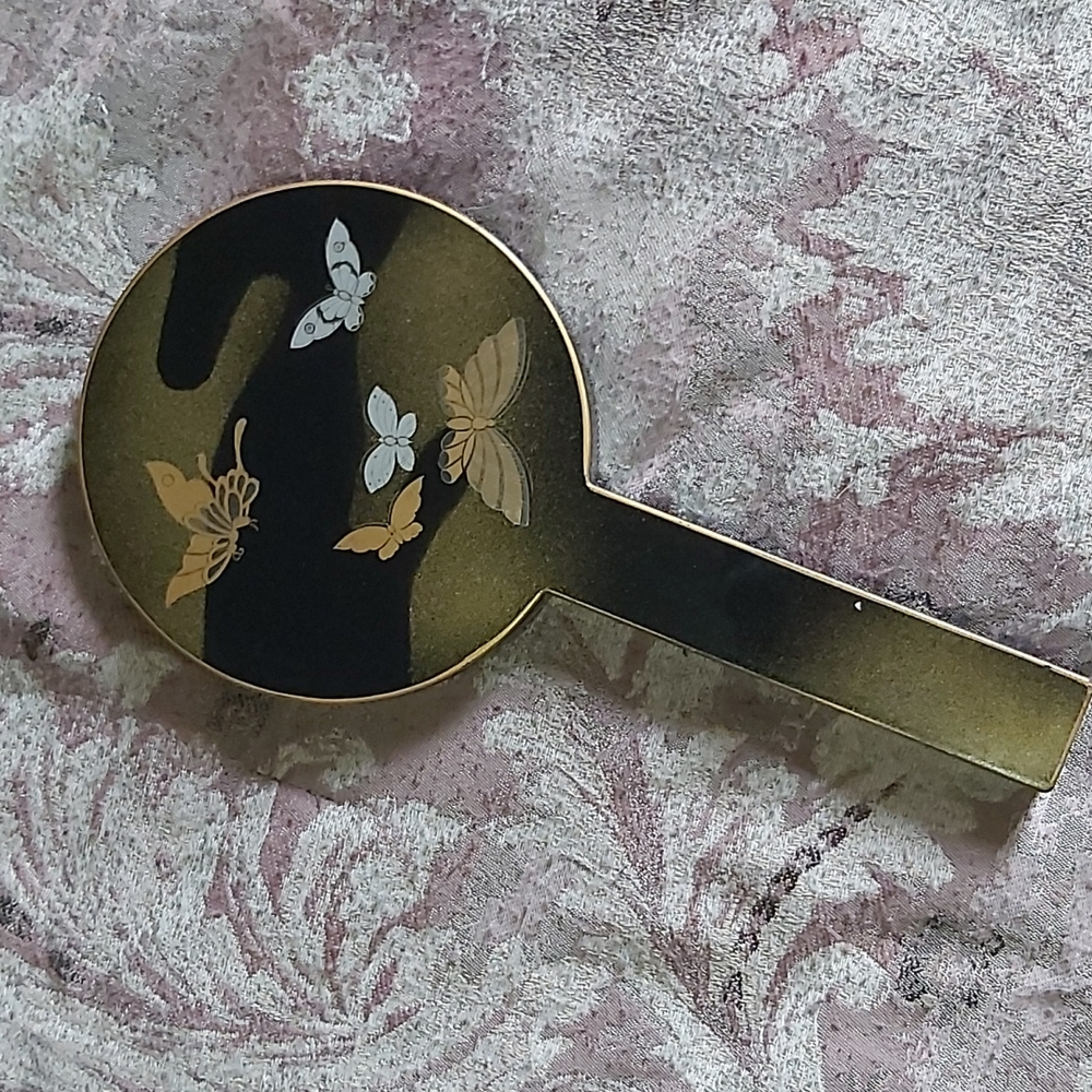 1960s Vintage Otagiri Japanese Nesting Hand Mirror